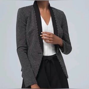 NWOT 3pc WHBM Black and White Blazer, ankle pant  and pencil skirt set
